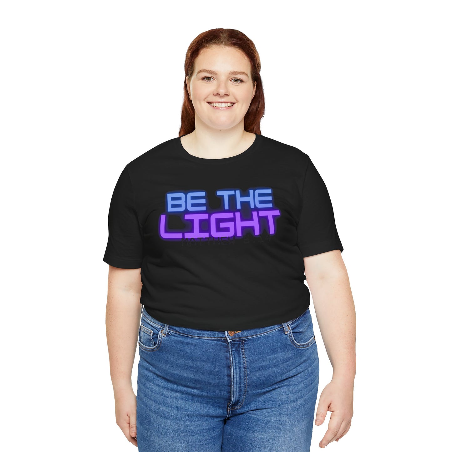 Inspirational Unisex Tee - 'Be The Light' Matthew 5:14