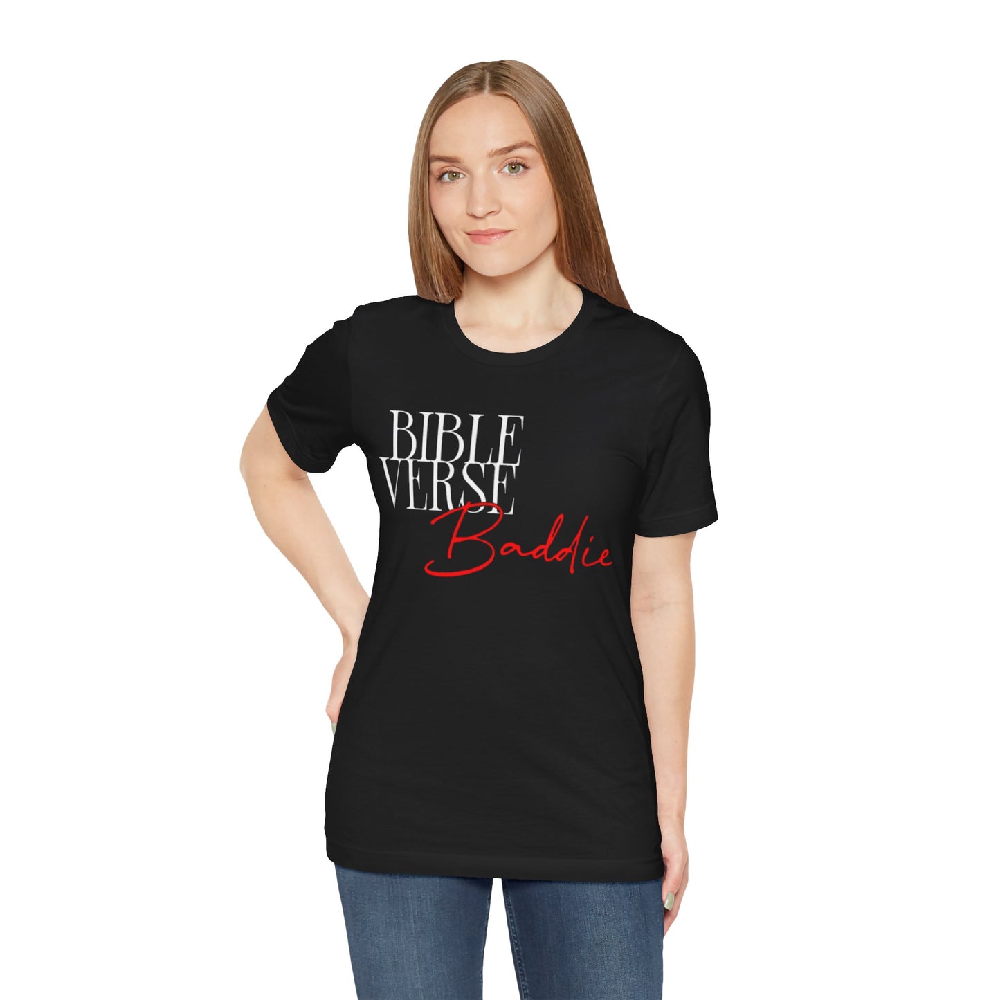 Baddie Short Sleeve Tee - Stylish Unisex Jersey T-Shirt for Trendsetters