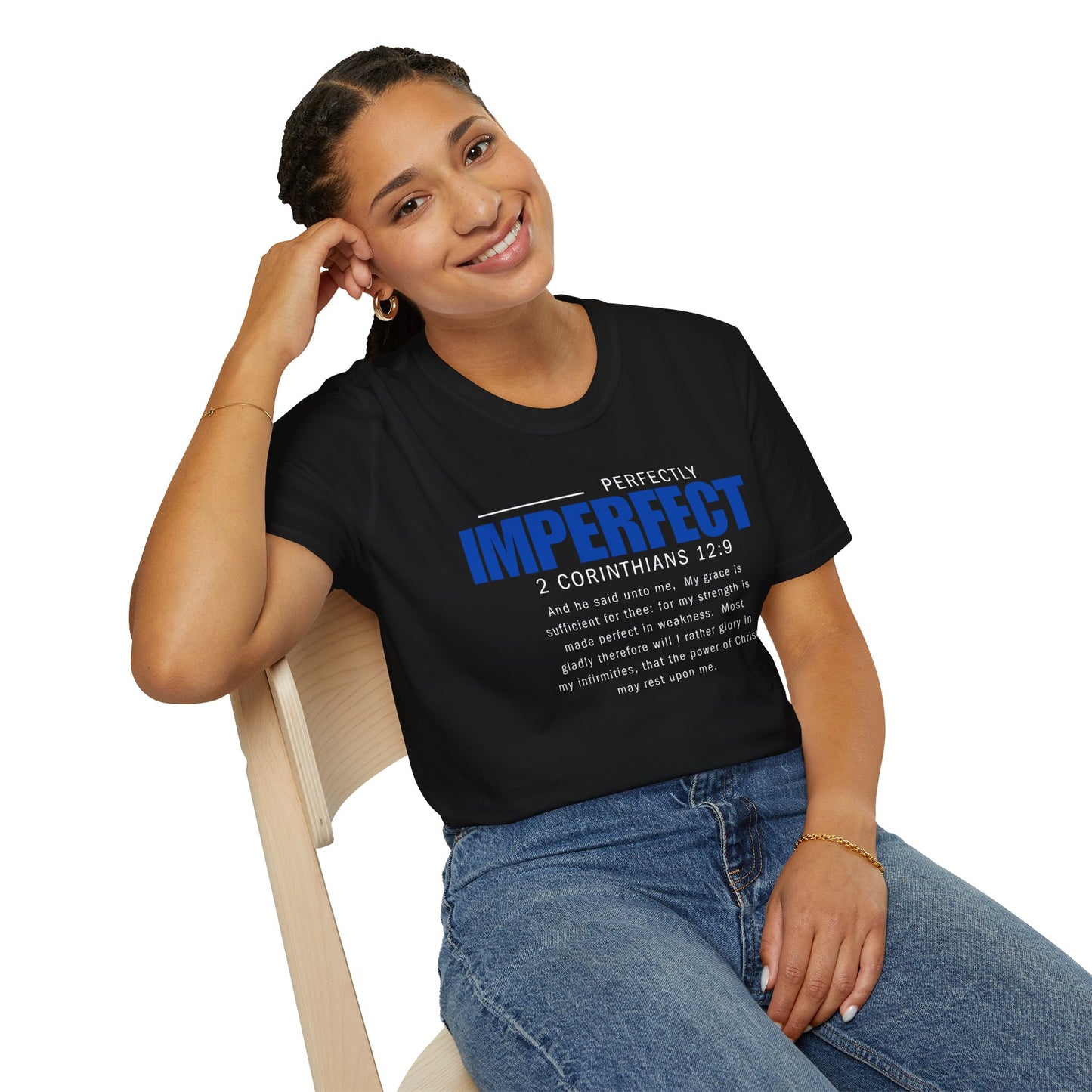 Perfectly Imperfect Unisex T-Shirt - Inspirational Faith-Based Apparel