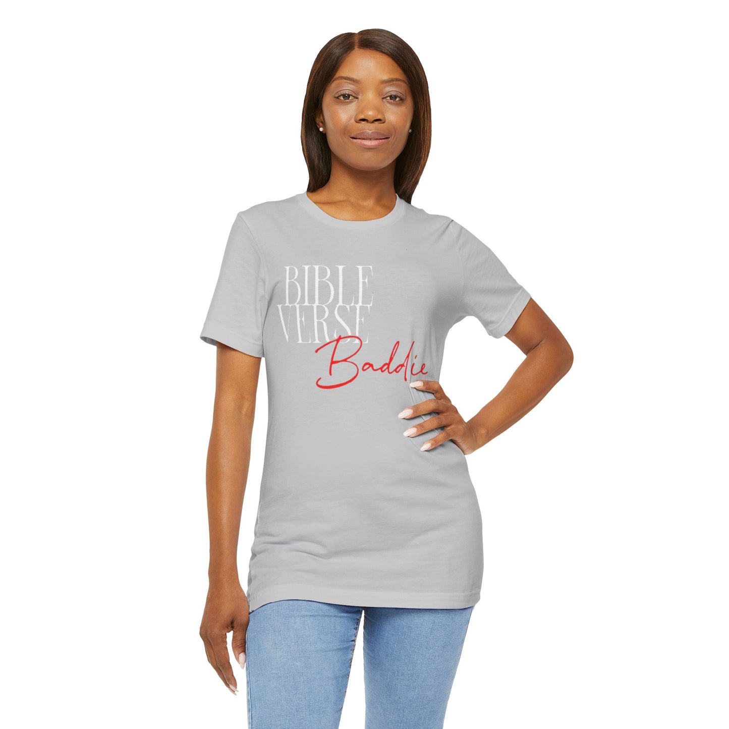 Baddie Short Sleeve Tee - Stylish Unisex Jersey T-Shirt for Trendsetters