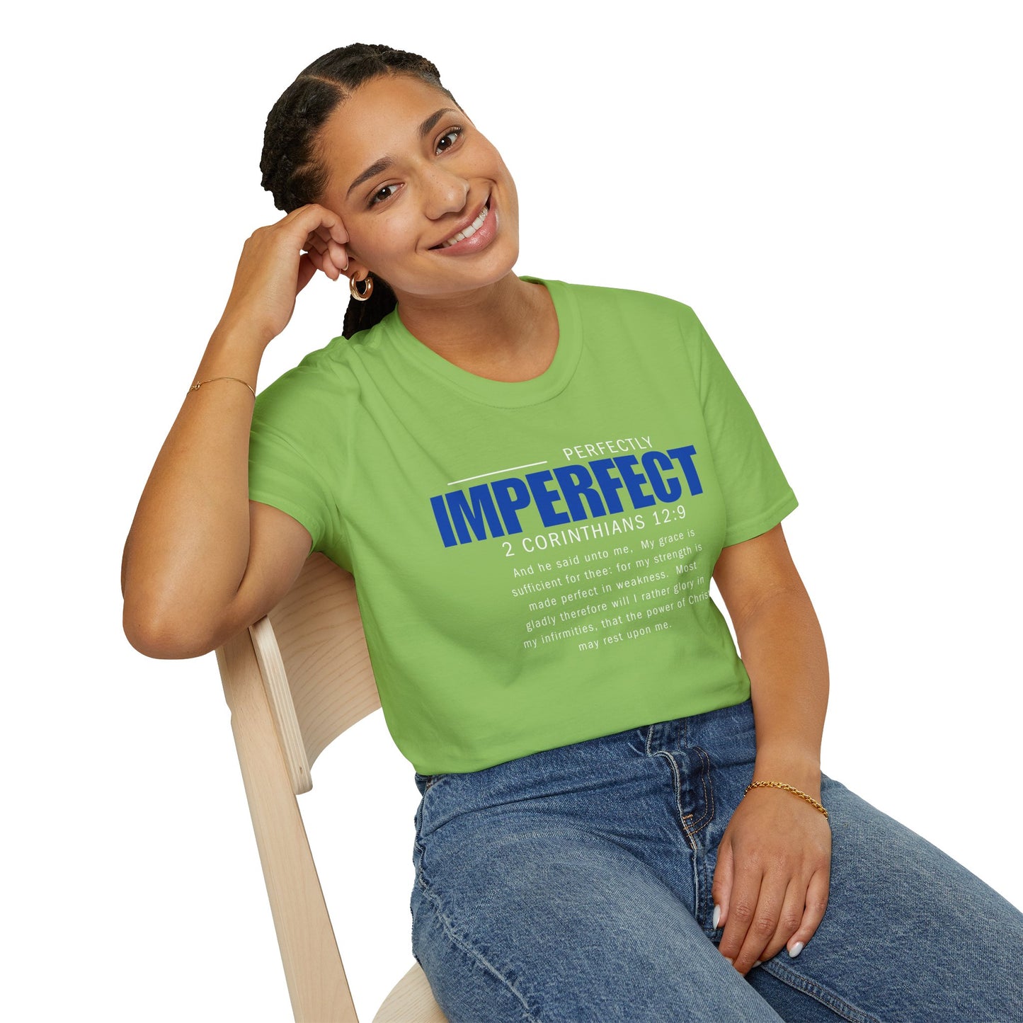 Perfectly Imperfect Unisex T-Shirt - Inspirational Faith-Based Apparel