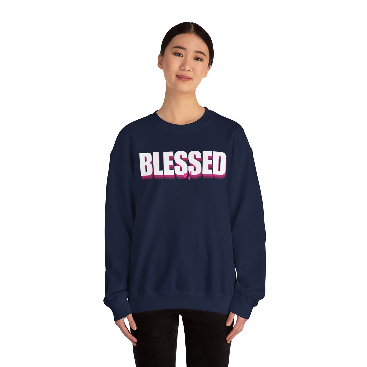 Blessed Unisex Heavy Blend™ Crewneck Sweatshirt - Cozy & Inspirational