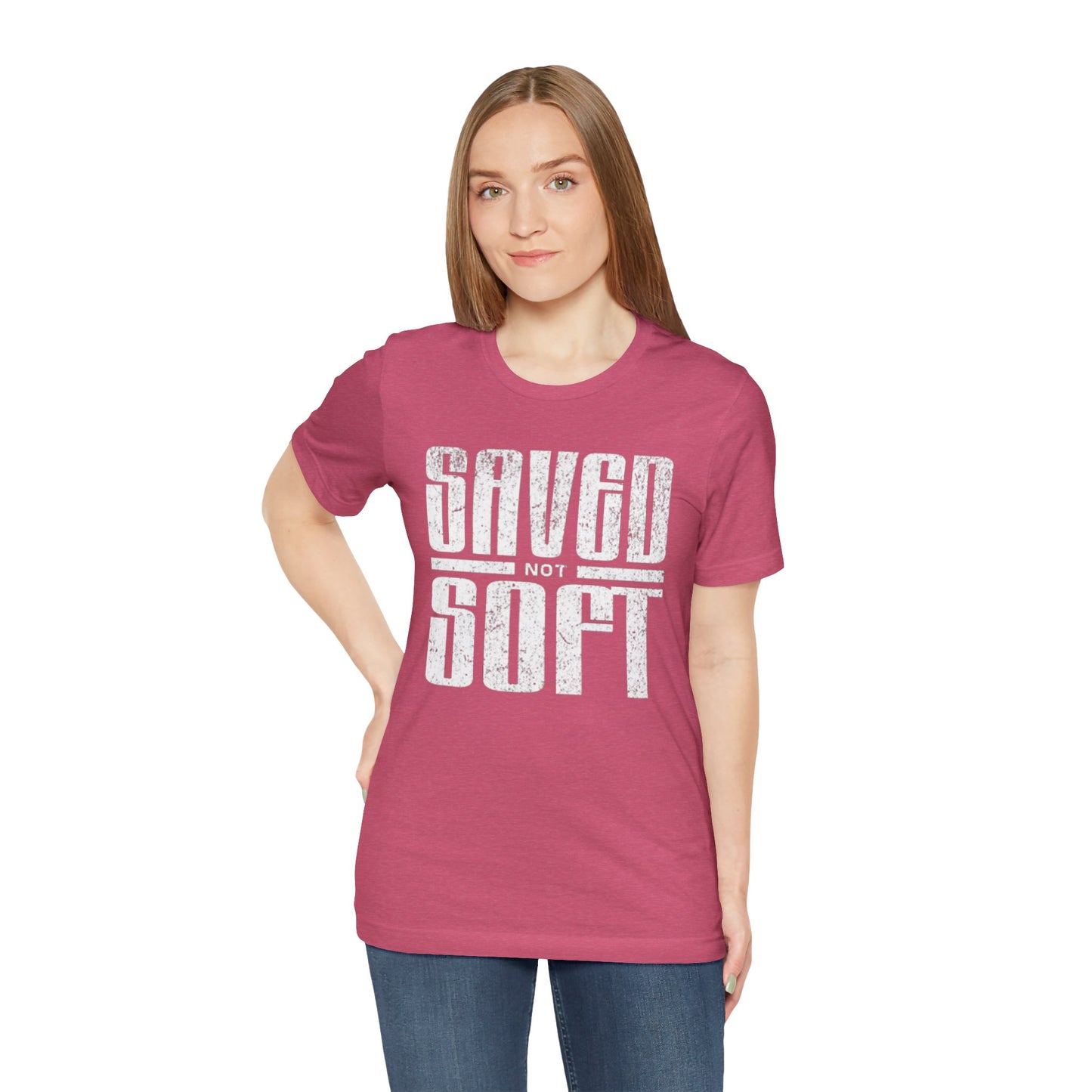 Saved Soft Unisex Jersey Tee - Comfortable Casual Wear for Everyday