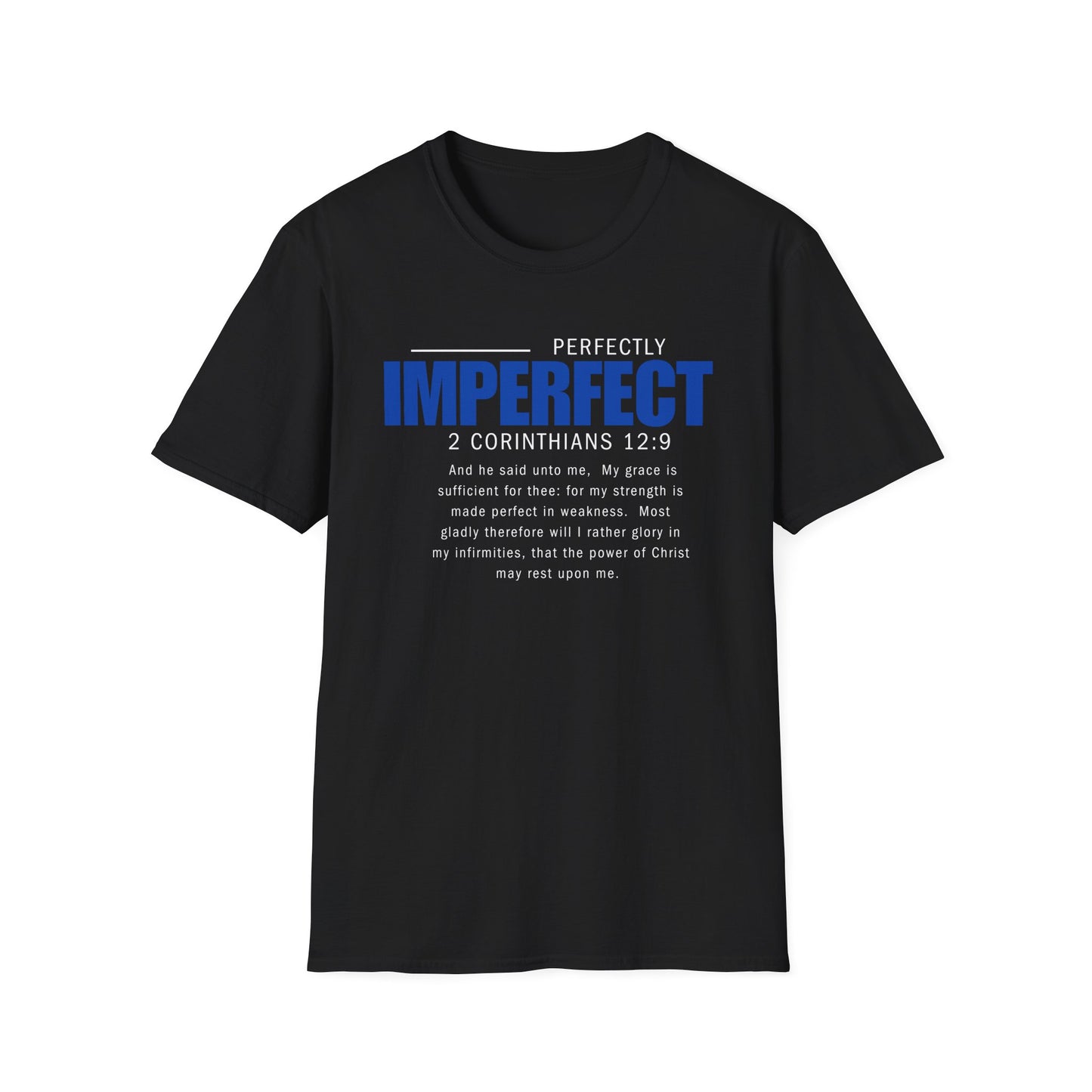 Perfectly Imperfect Unisex T-Shirt - Inspirational Faith-Based Apparel