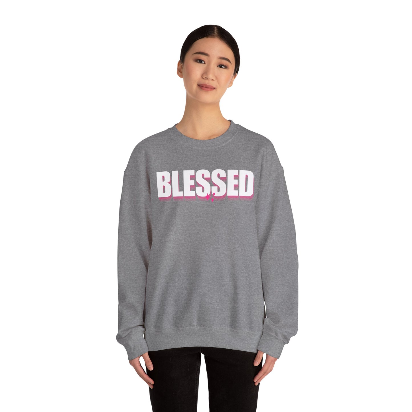 Blessed Unisex Heavy Blend™ Crewneck Sweatshirt - Cozy & Inspirational