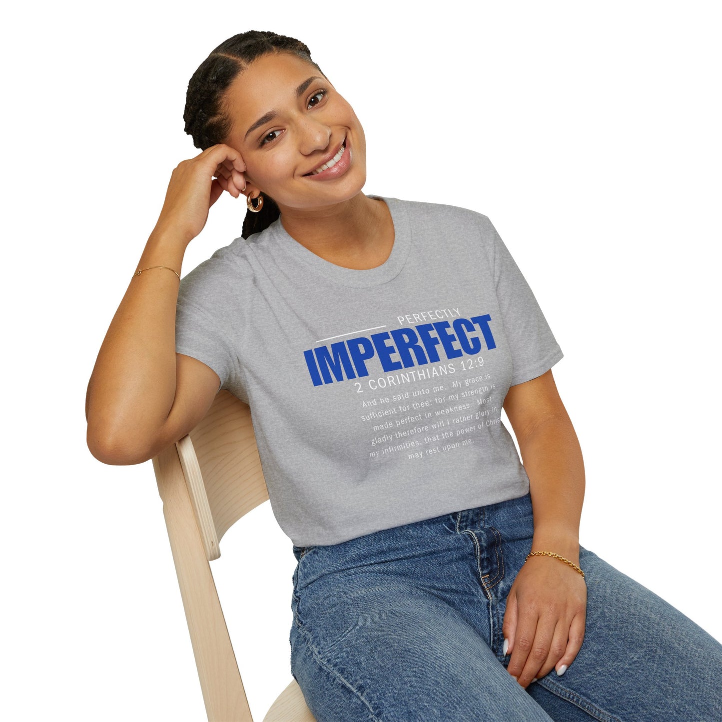 Perfectly Imperfect Unisex T-Shirt - Inspirational Faith-Based Apparel