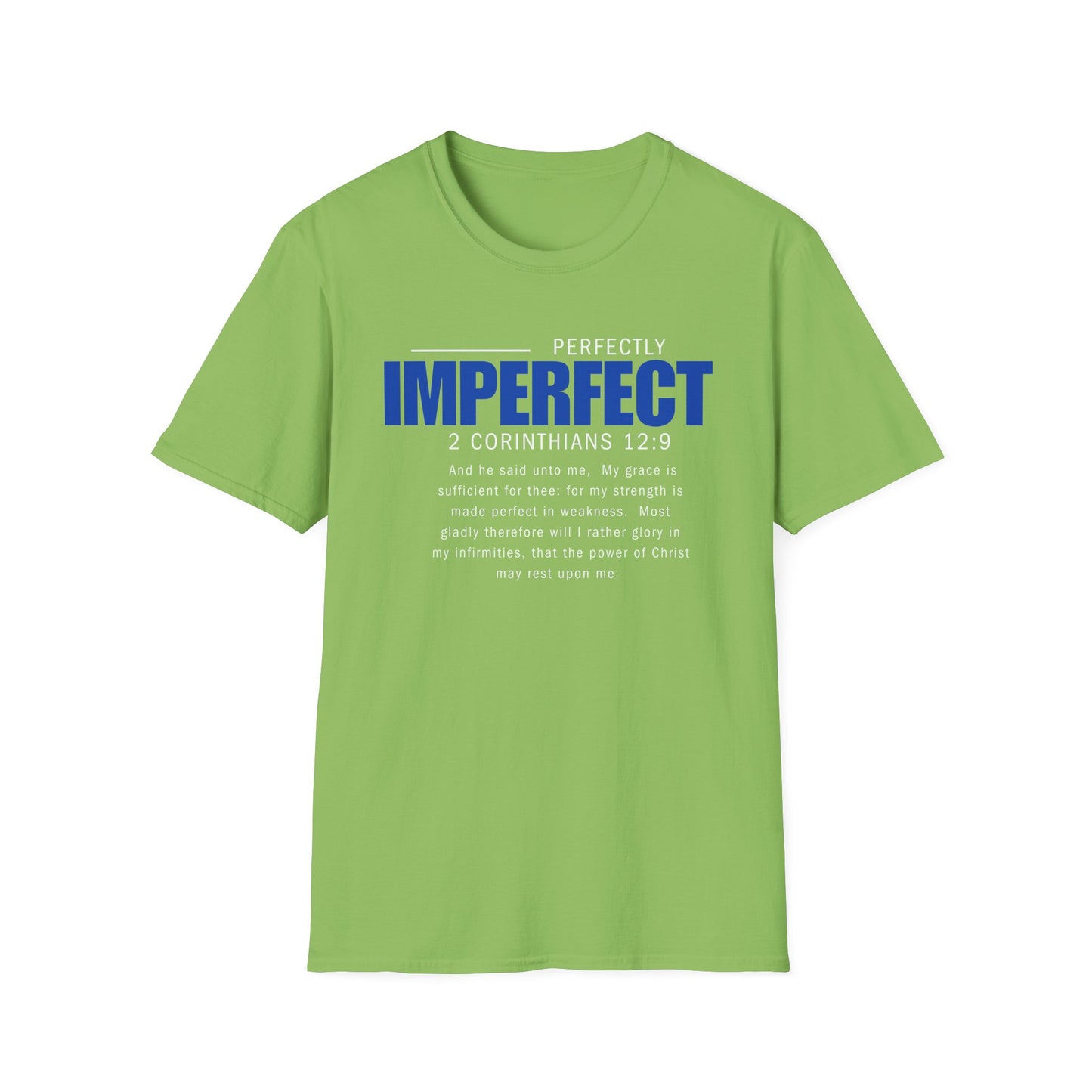 Perfectly Imperfect Unisex T-Shirt - Inspirational Faith-Based Apparel