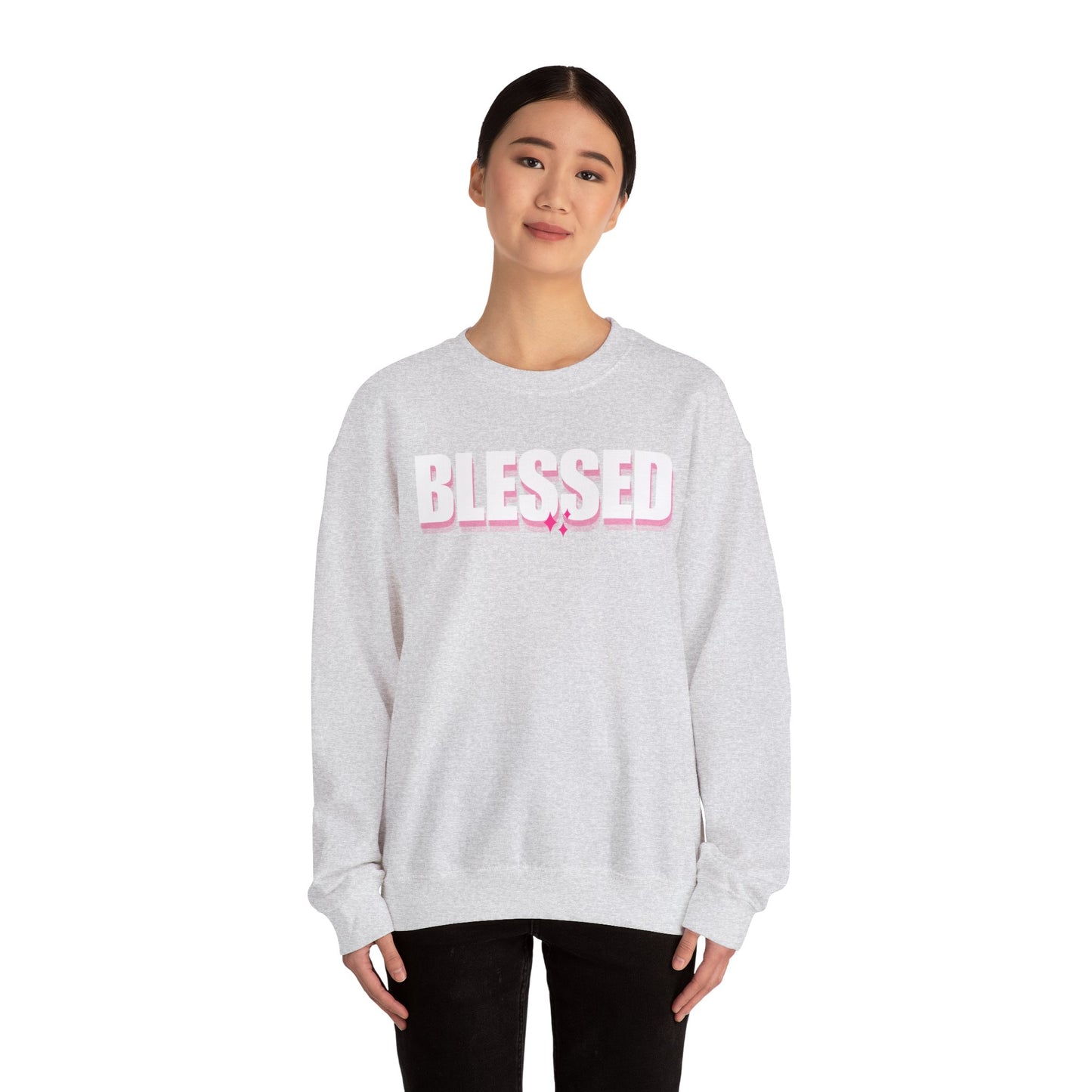 Blessed Unisex Heavy Blend™ Crewneck Sweatshirt - Cozy & Inspirational