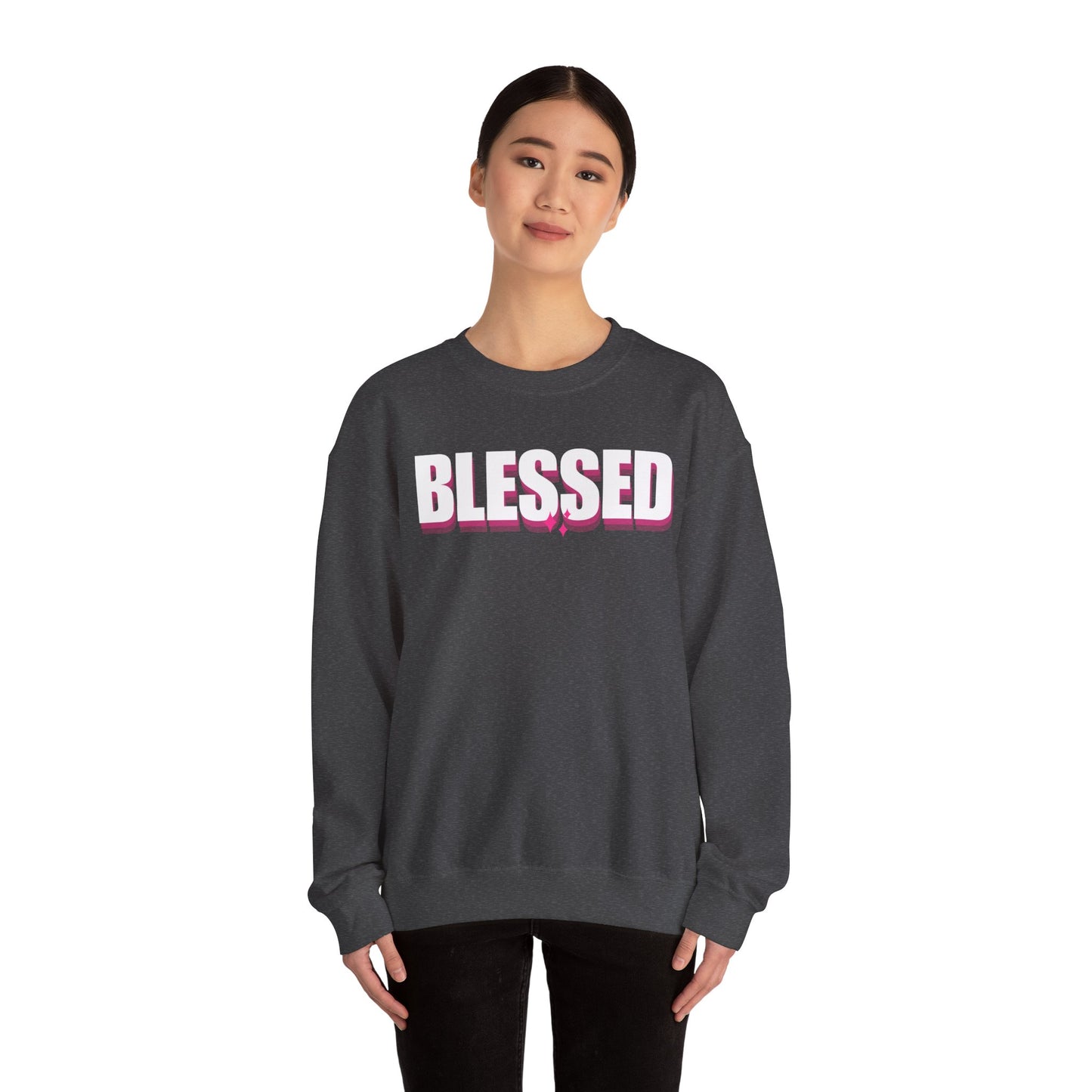 Blessed Unisex Heavy Blend™ Crewneck Sweatshirt - Cozy & Inspirational