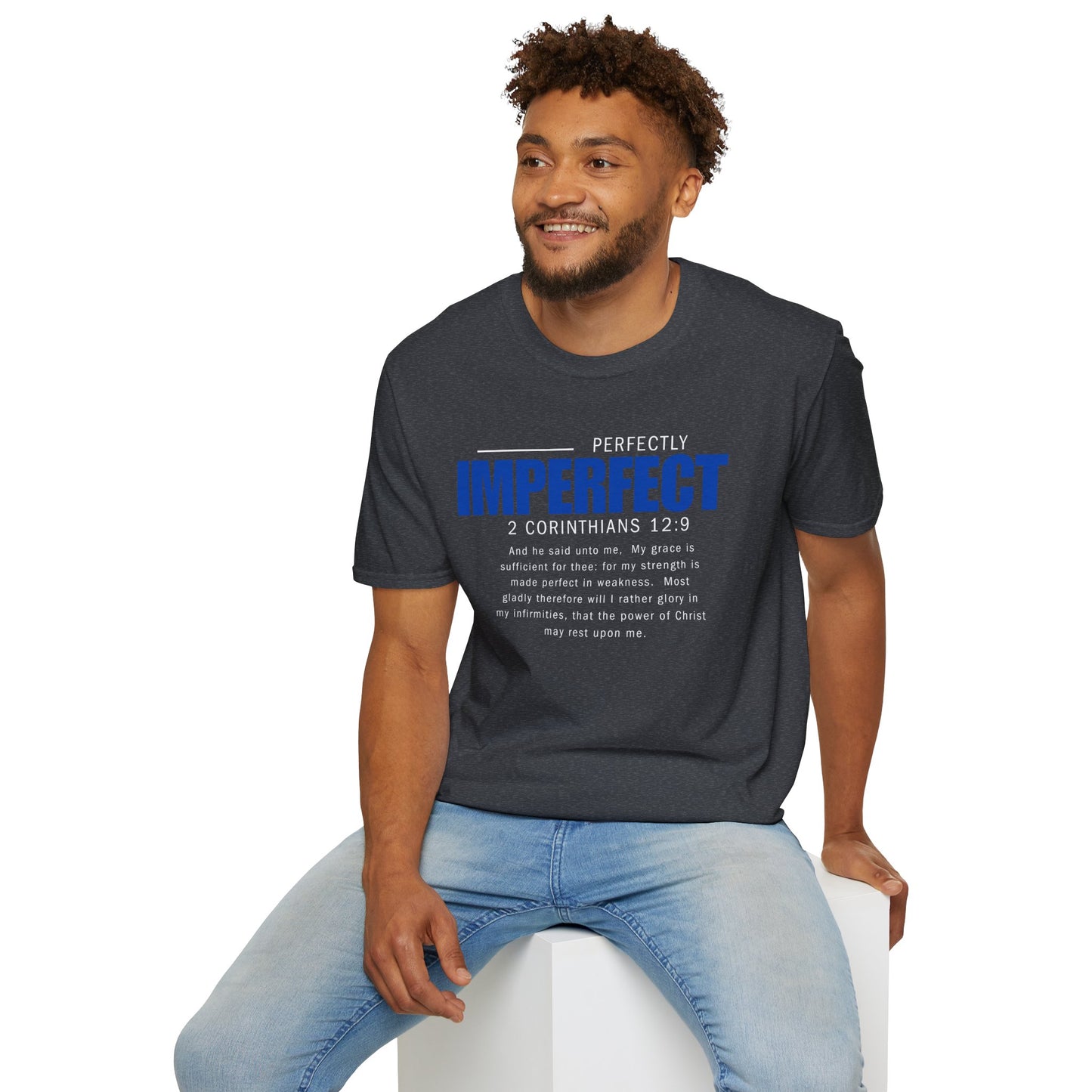 Perfectly Imperfect Unisex T-Shirt - Inspirational Faith-Based Apparel