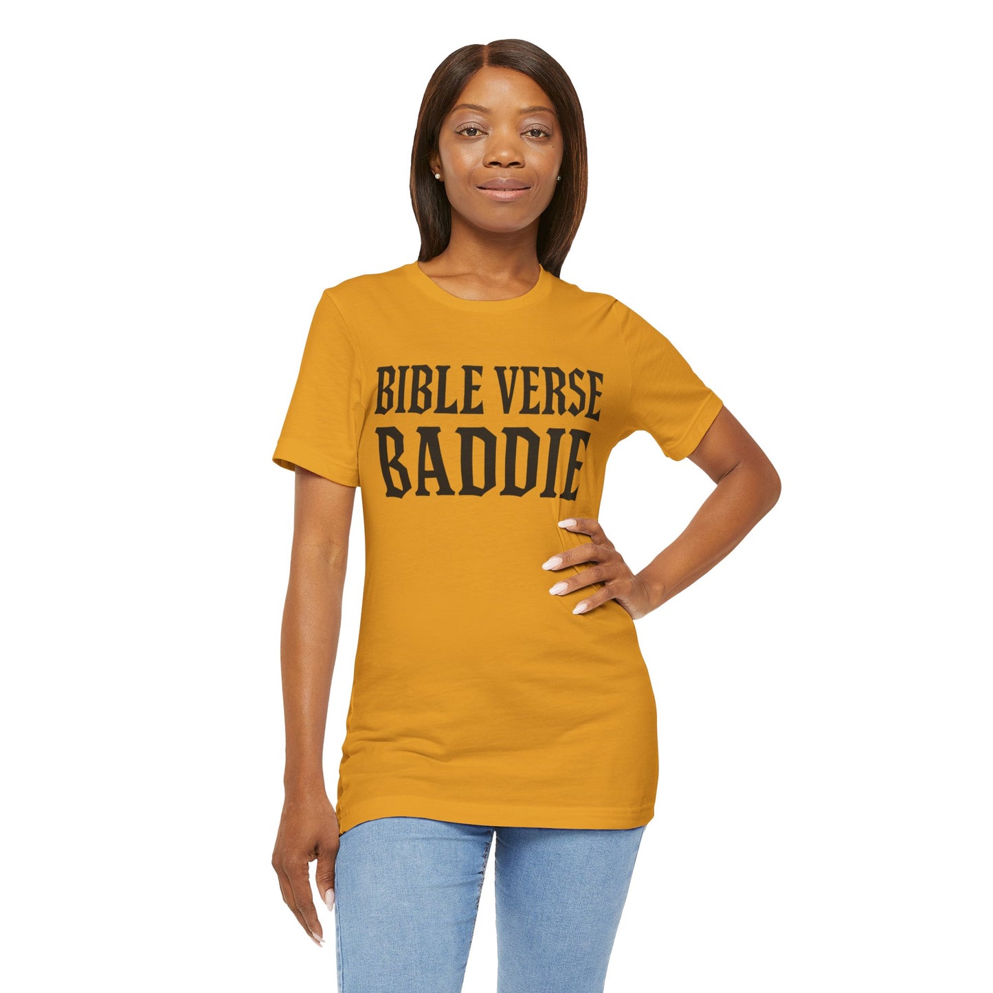 Bible Verse Baddie Unisex Tee - Faith-Inspired Shirt, Graphic Tee, Christian Apparel, Spiritual Gift, Casual Wear