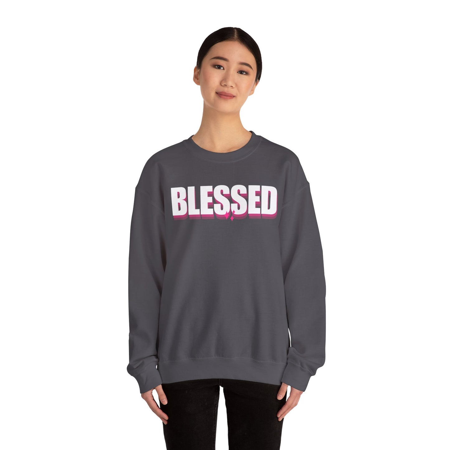 Blessed Unisex Heavy Blend™ Crewneck Sweatshirt - Cozy & Inspirational