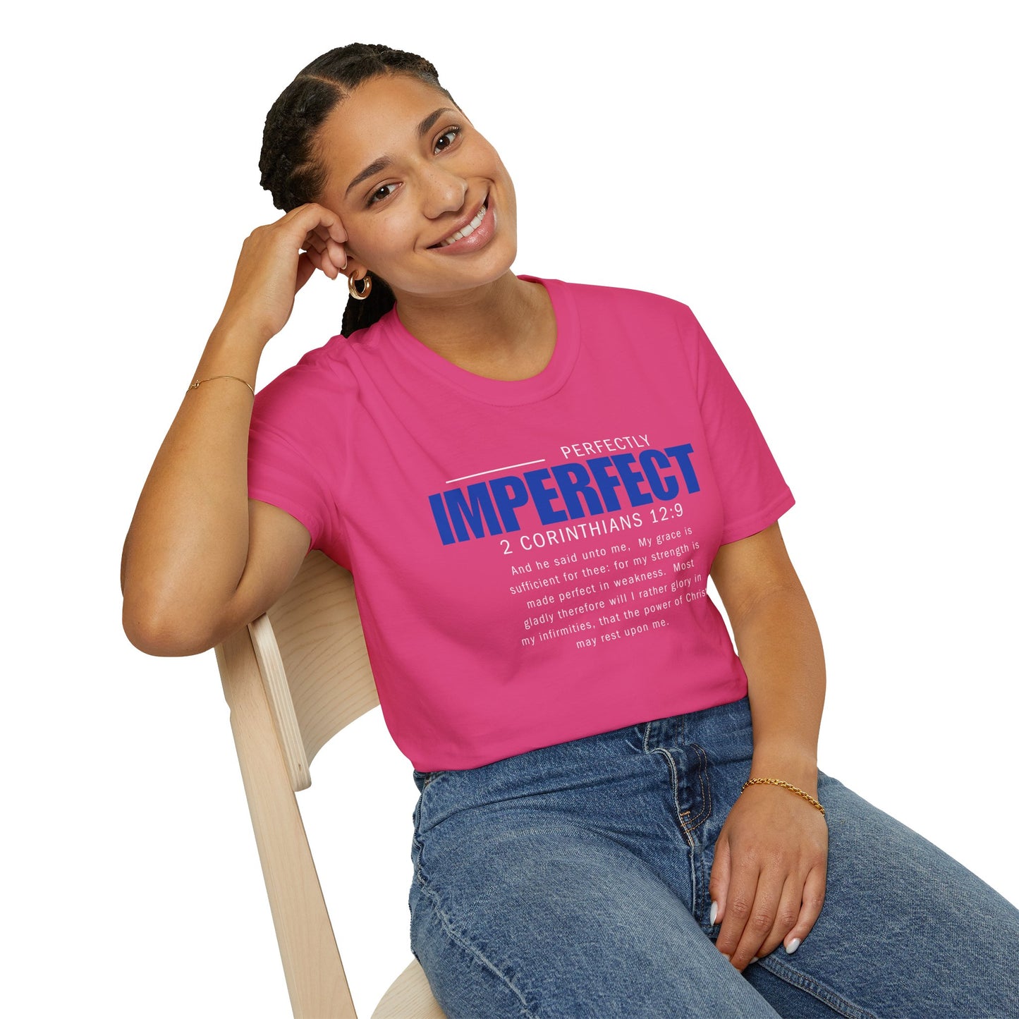 Perfectly Imperfect Unisex T-Shirt - Inspirational Faith-Based Apparel