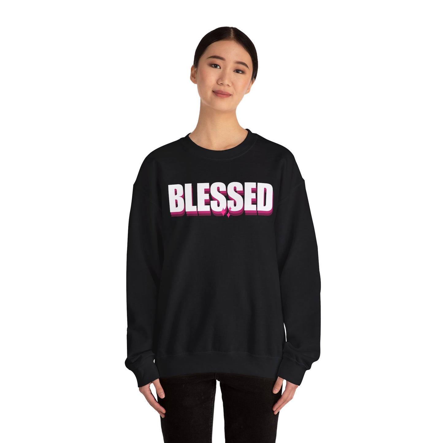 Blessed Unisex Heavy Blend™ Crewneck Sweatshirt - Cozy & Inspirational