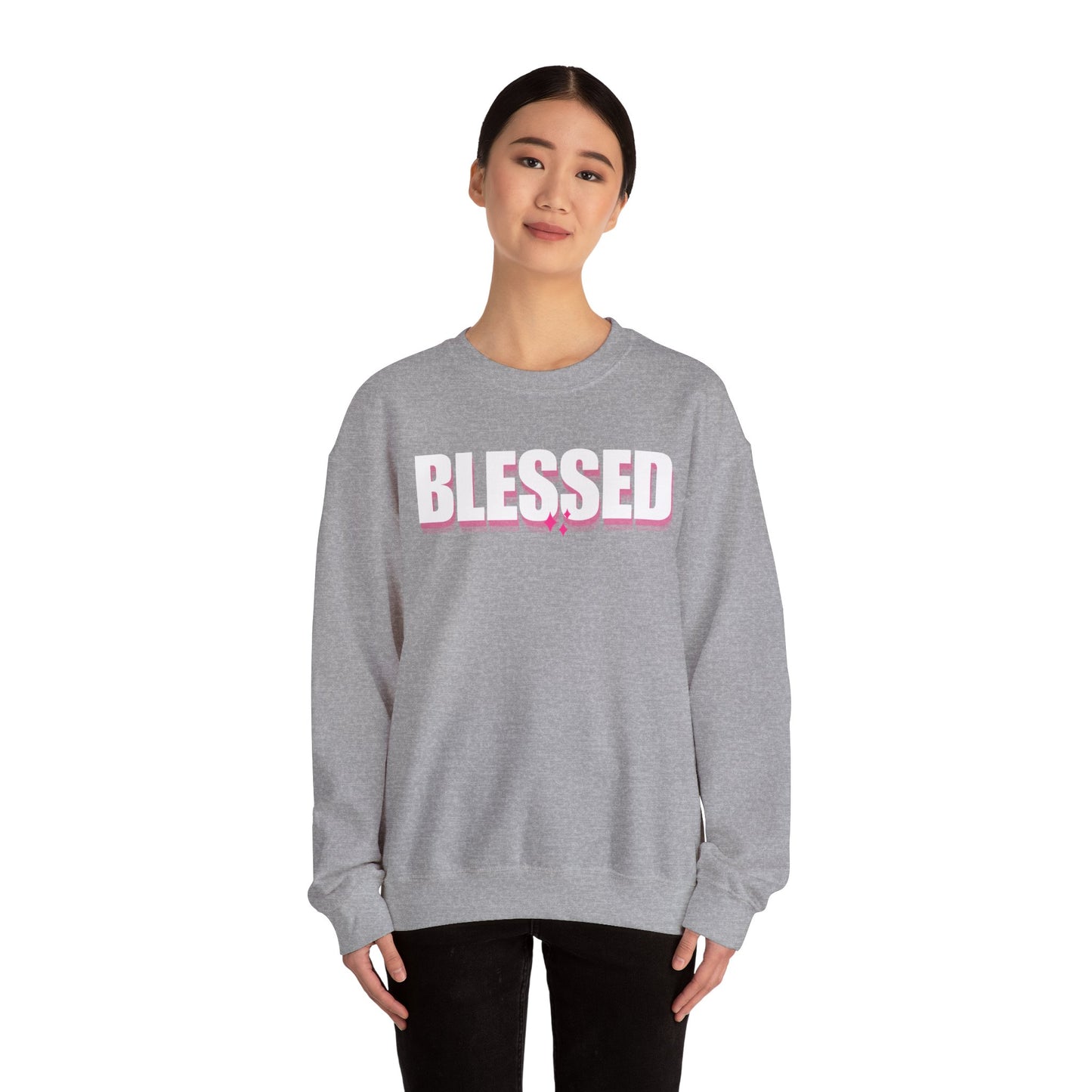 Blessed Unisex Heavy Blend™ Crewneck Sweatshirt - Cozy & Inspirational