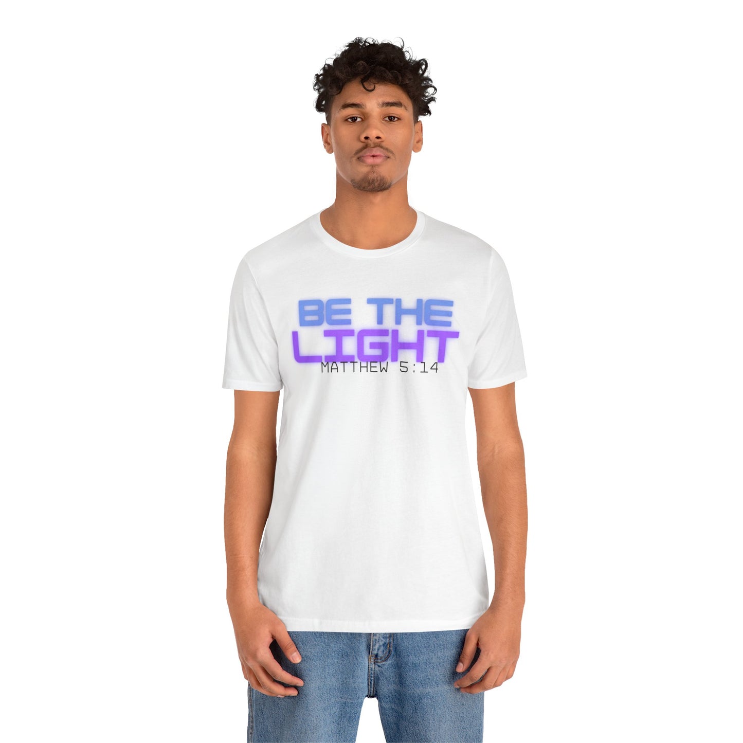Inspirational Unisex Tee - 'Be The Light' Matthew 5:14