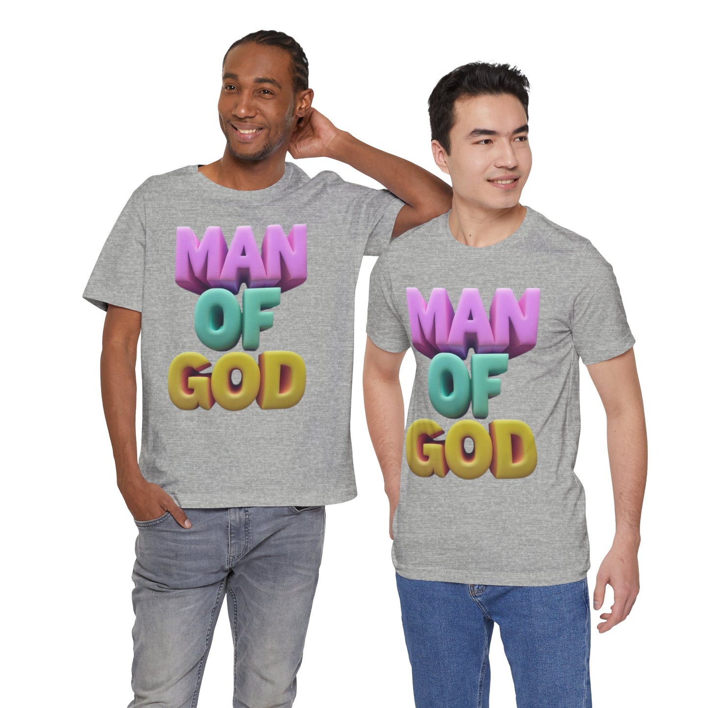 Men of God Unisex Tee - Inspirational Faith Shirt