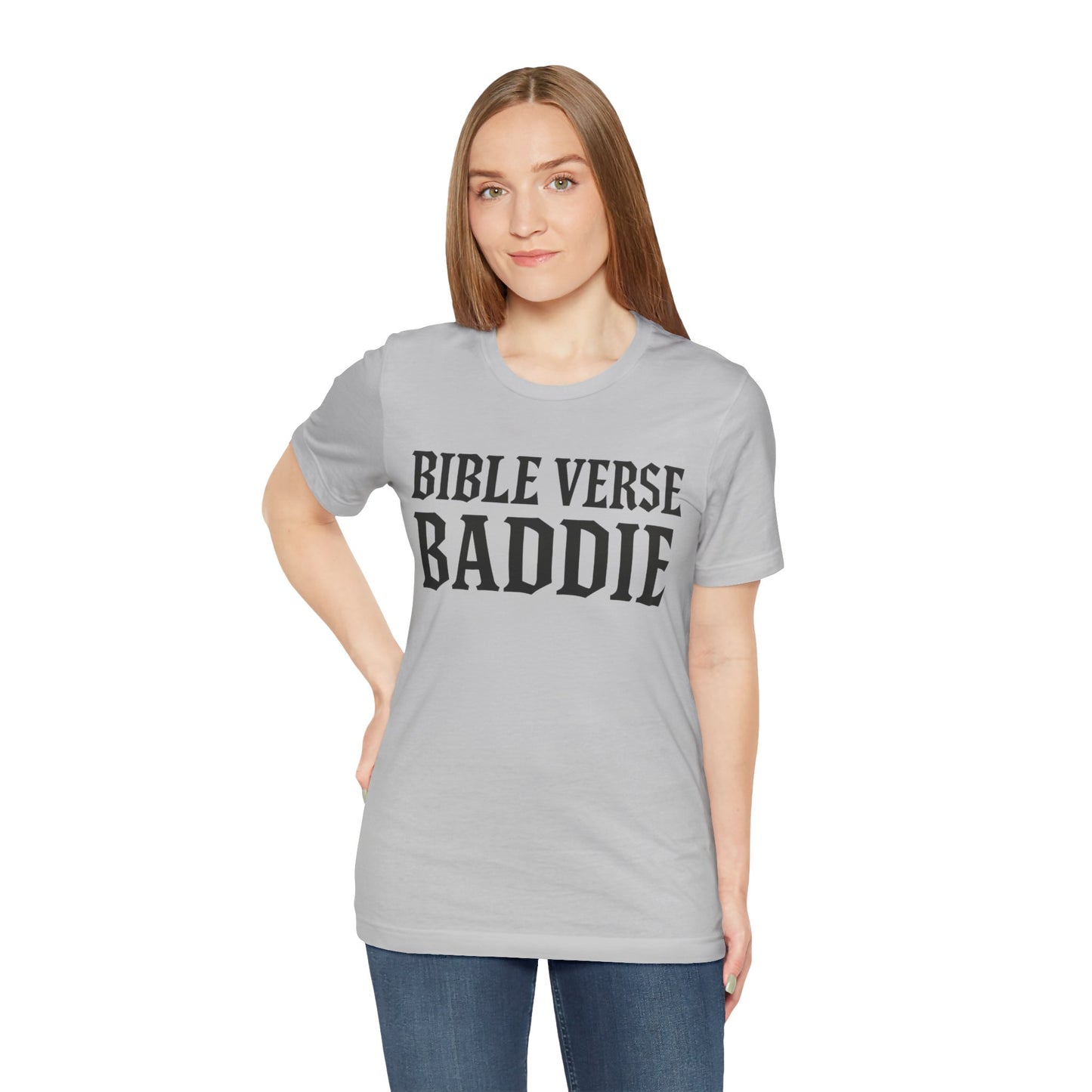Bible Verse Baddie Unisex Tee - Faith-Inspired Shirt, Graphic Tee, Christian Apparel, Spiritual Gift, Casual Wear