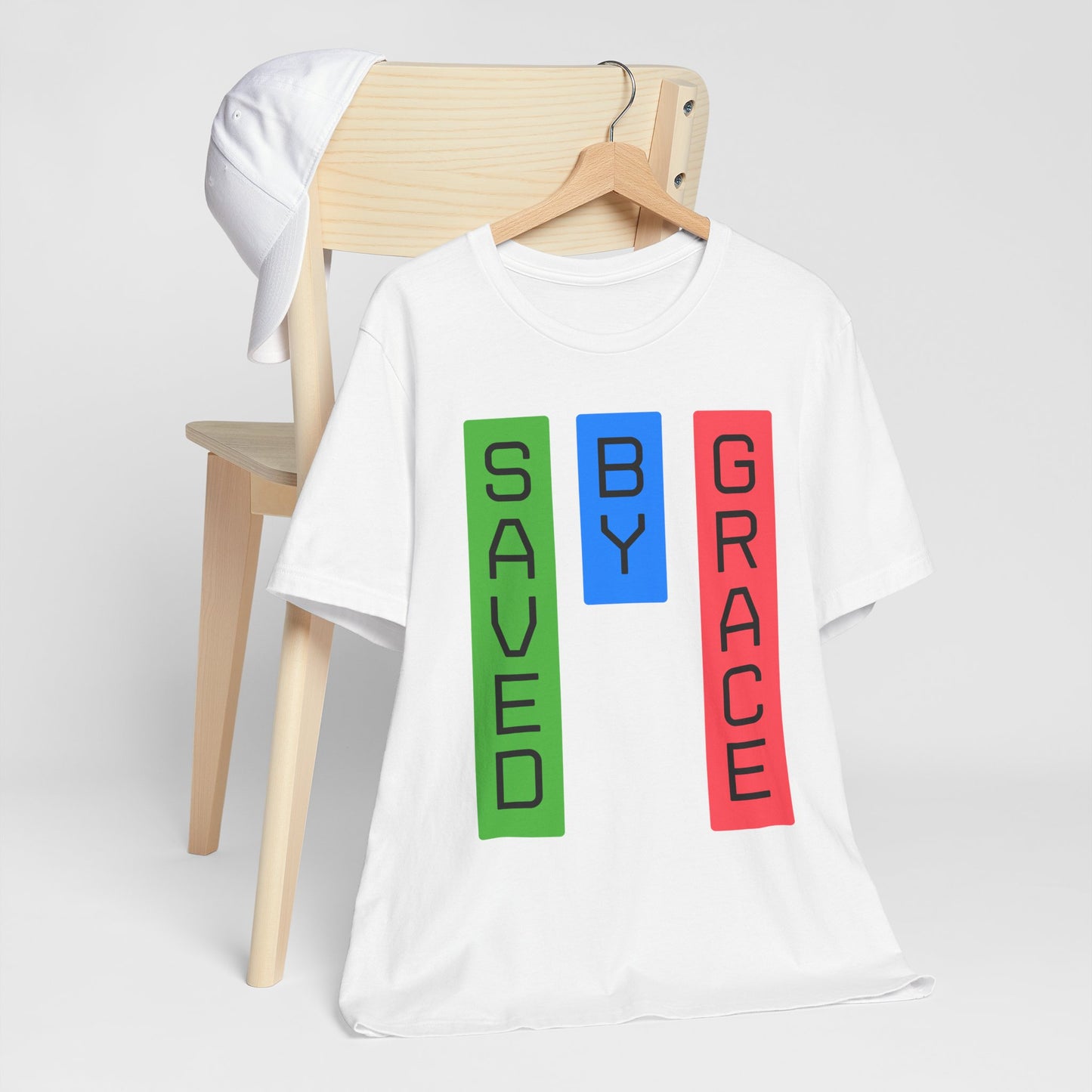 Saved By Grace Unisex Short Sleeve Tee - Faith and Inspiration T-Shirt