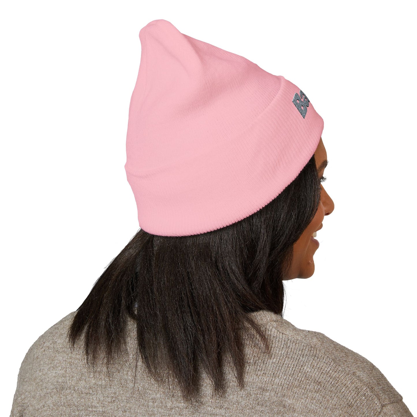Barbie Embroidered Cuffed Beanie | Sparkle Logo Winter Hat