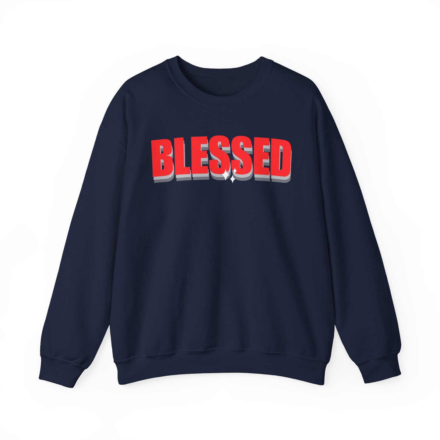 Blessed Unisex Heavy Blend™ Crewneck Sweatshirt - Cozy Faith-Inspired Apparel