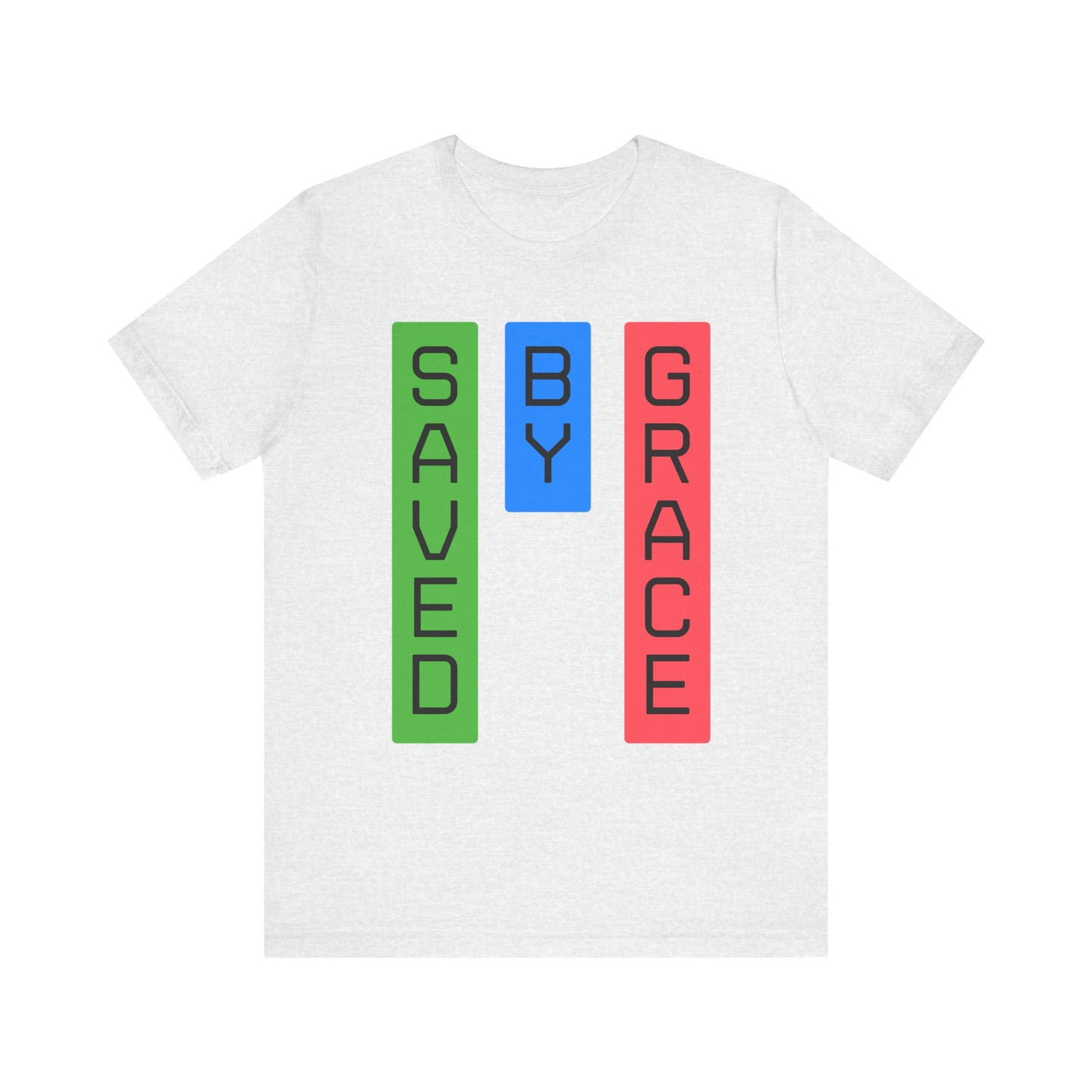 Saved By Grace Unisex Short Sleeve Tee - Faith and Inspiration T-Shirt