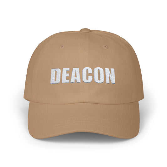 Classic Dad Cap - DEACON Embroidered Cotton Cap for Men and Women, Perfect Gift for Father's Day and Casual Outings