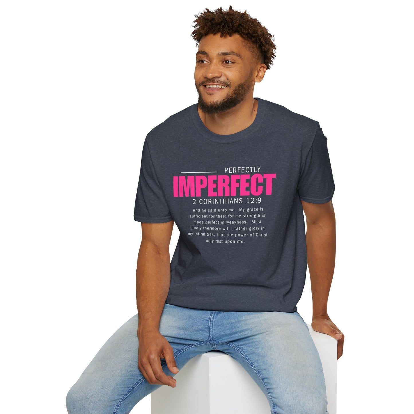 Perfectly Imperfect Inspirational Unisex T-Shirt