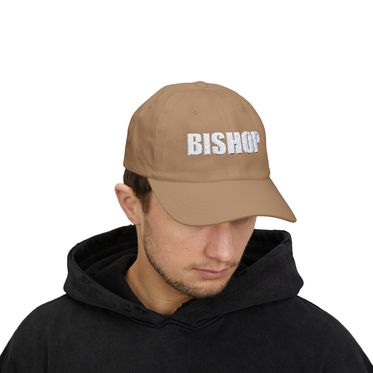 Copy of Classic Dad Cap - BISHOP Embroidered Cotton Cap for Men and Women, Perfect Gift for Father's Day and Casual Outings