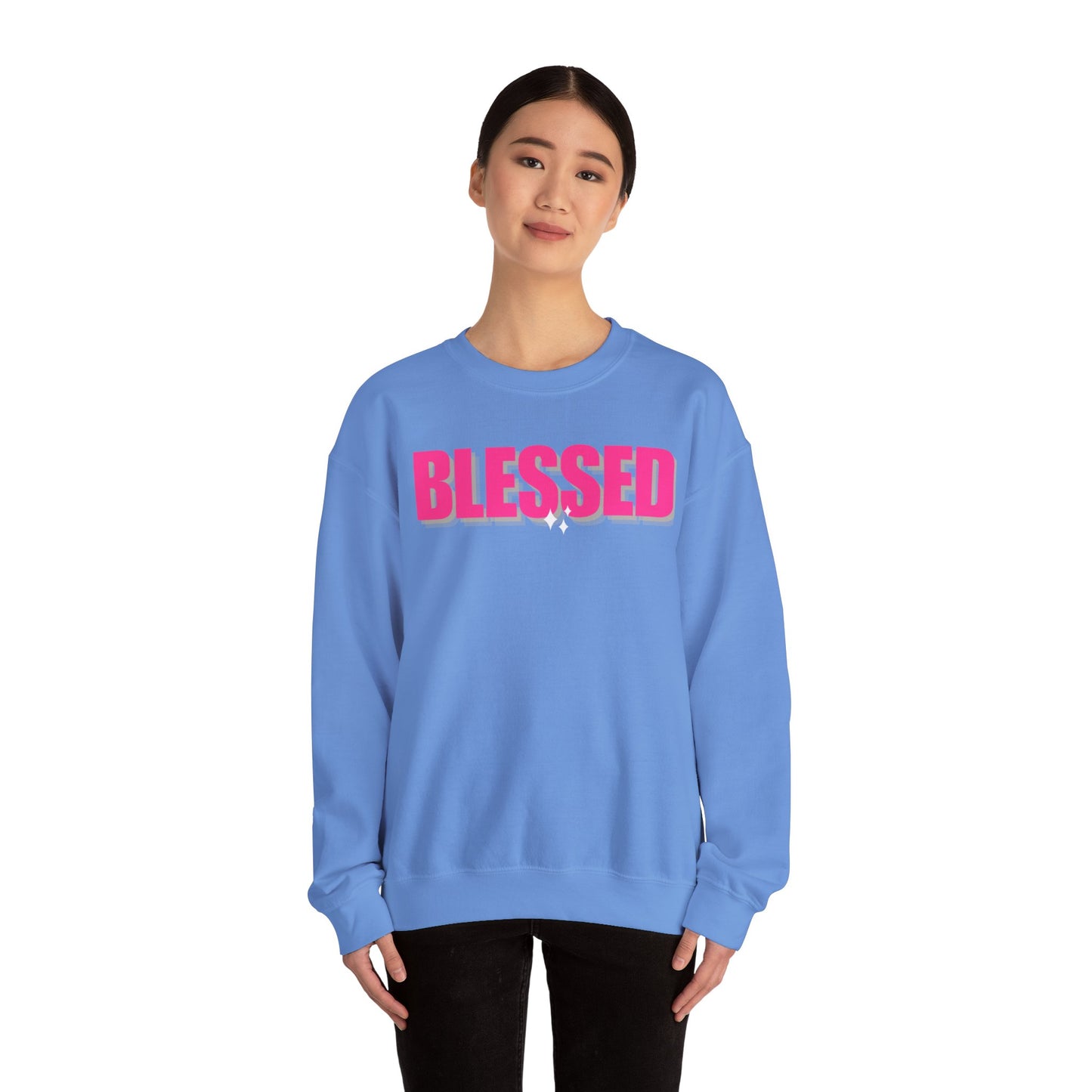 Blessed Unisex Heavy Blend™ Crewneck Sweatshirt - Cozy & Inspirational Apparel