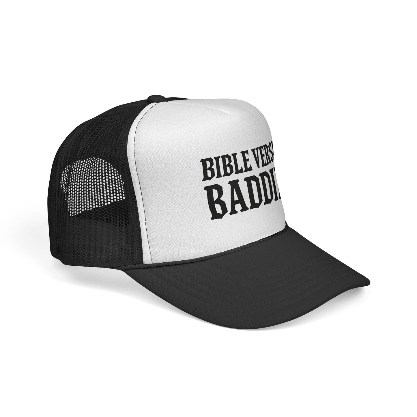 Bible Verse Baddie Trucker Cap | Christian Faith Mesh Hat