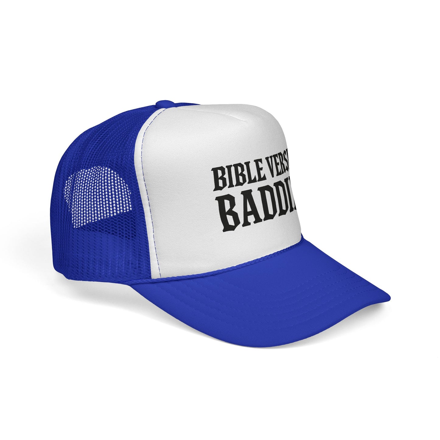 Bible Verse Baddie Trucker Cap | Christian Faith Mesh Hat