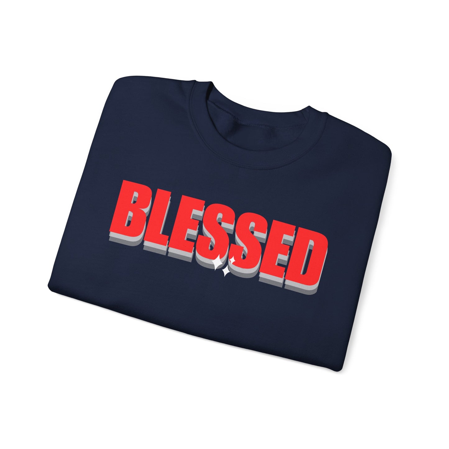 Blessed Unisex Heavy Blend™ Crewneck Sweatshirt - Cozy Faith-Inspired Apparel