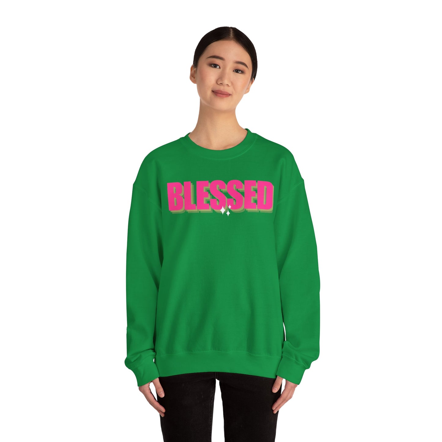 Blessed Unisex Heavy Blend™ Crewneck Sweatshirt - Cozy & Inspirational Apparel