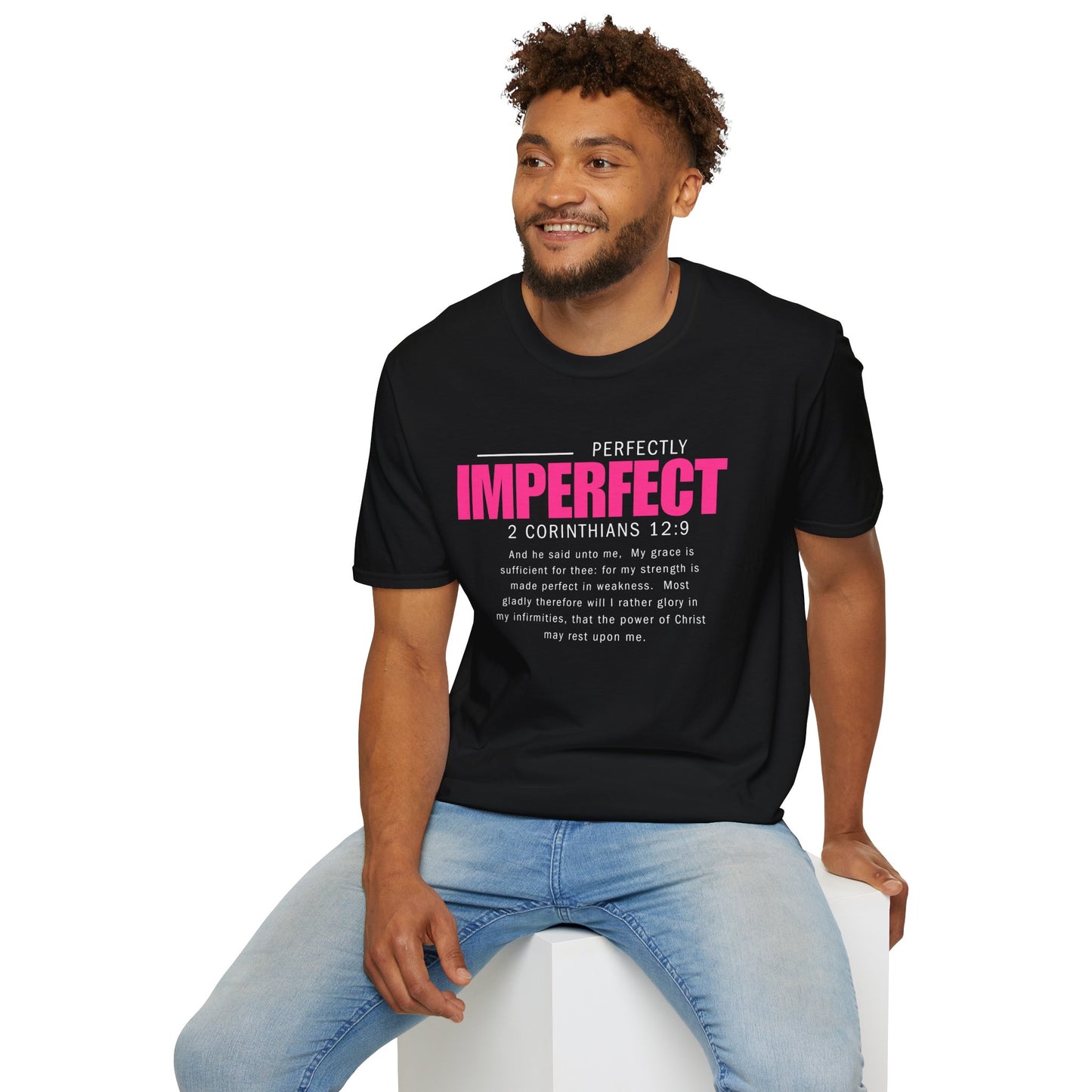 Perfectly Imperfect Inspirational Unisex T-Shirt