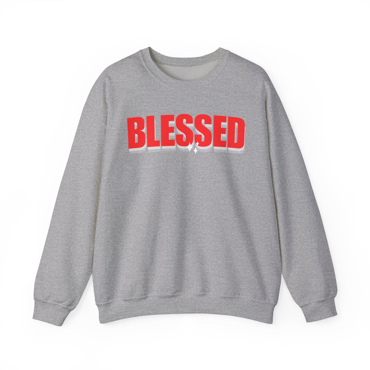 Blessed Unisex Heavy Blend™ Crewneck Sweatshirt - Cozy Faith-Inspired Apparel