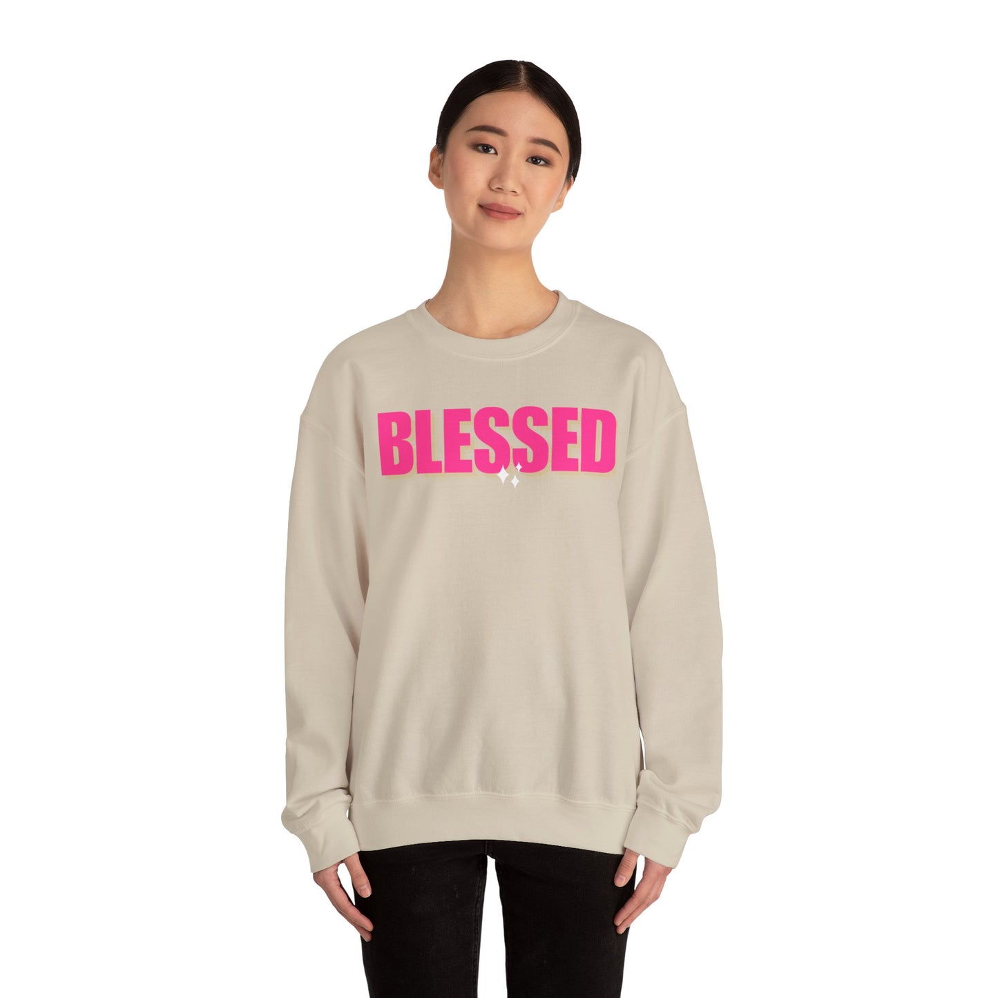 Blessed Unisex Heavy Blend™ Crewneck Sweatshirt - Cozy & Inspirational Apparel