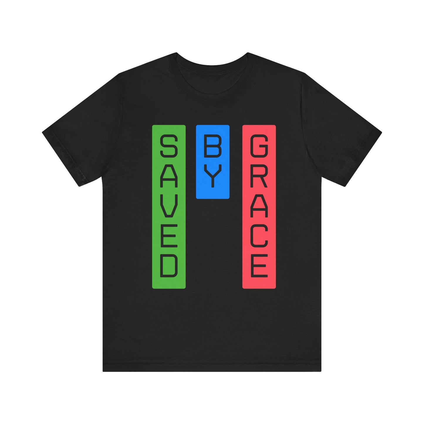 Saved By Grace Unisex Short Sleeve Tee - Faith and Inspiration T-Shirt