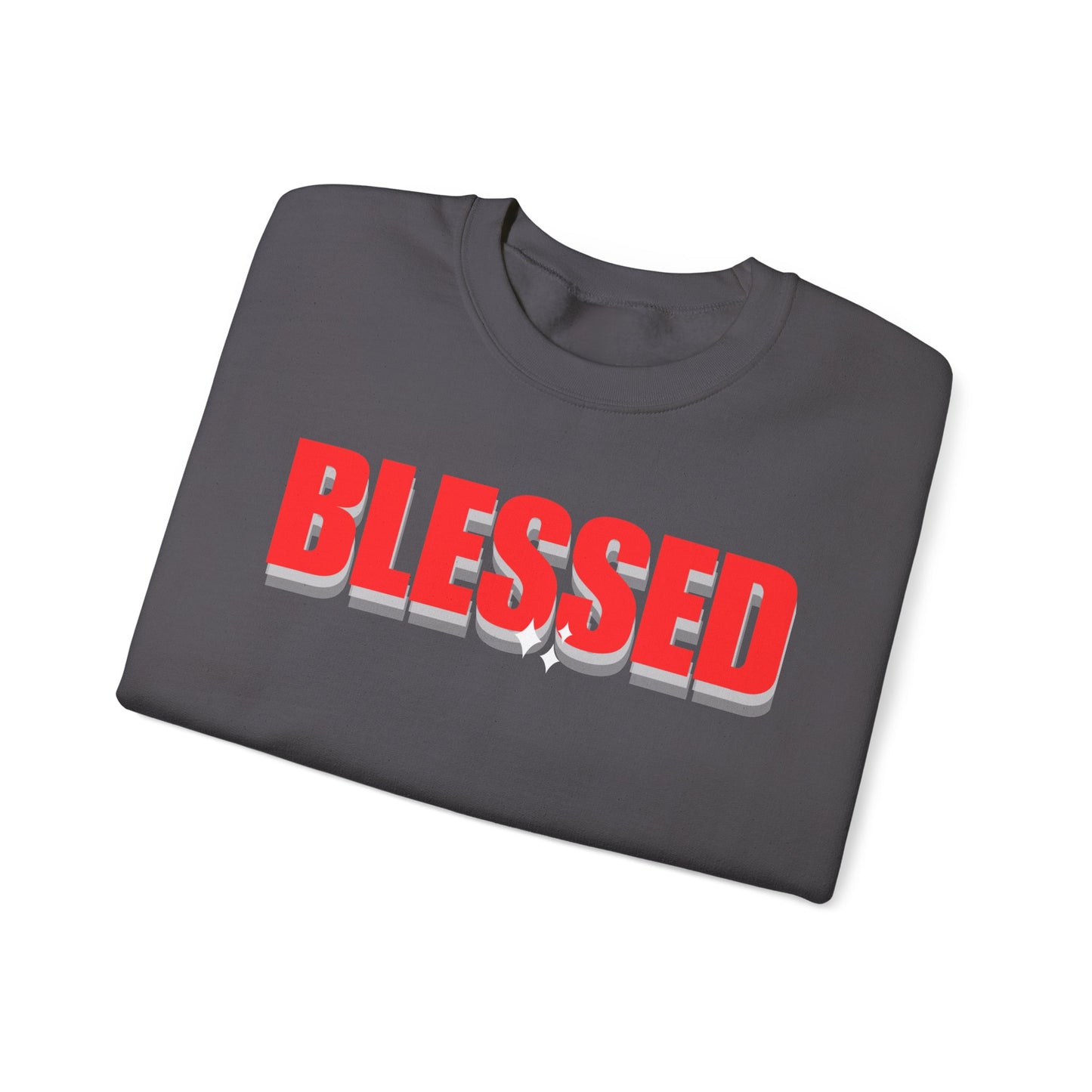 Blessed Unisex Heavy Blend™ Crewneck Sweatshirt - Cozy Faith-Inspired Apparel