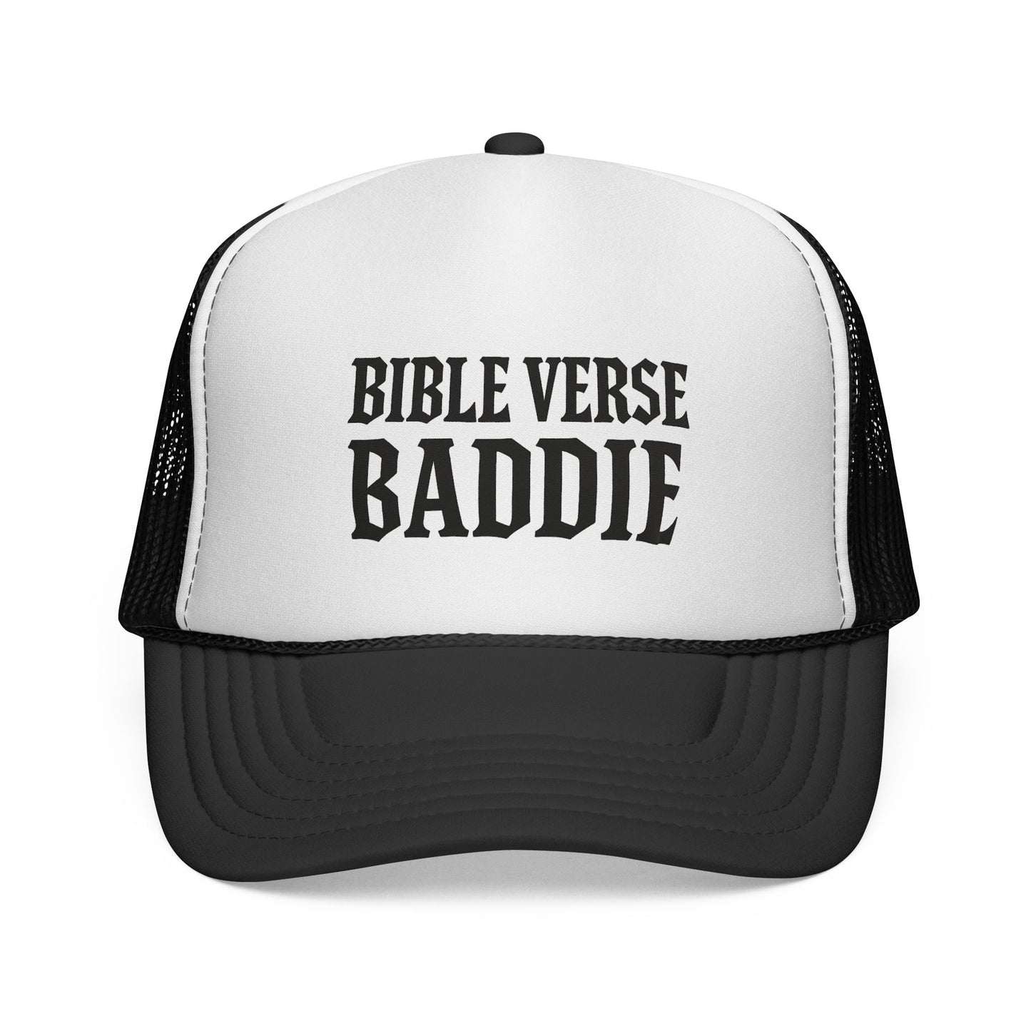 Bible Verse Baddie Trucker Cap | Christian Faith Mesh Hat