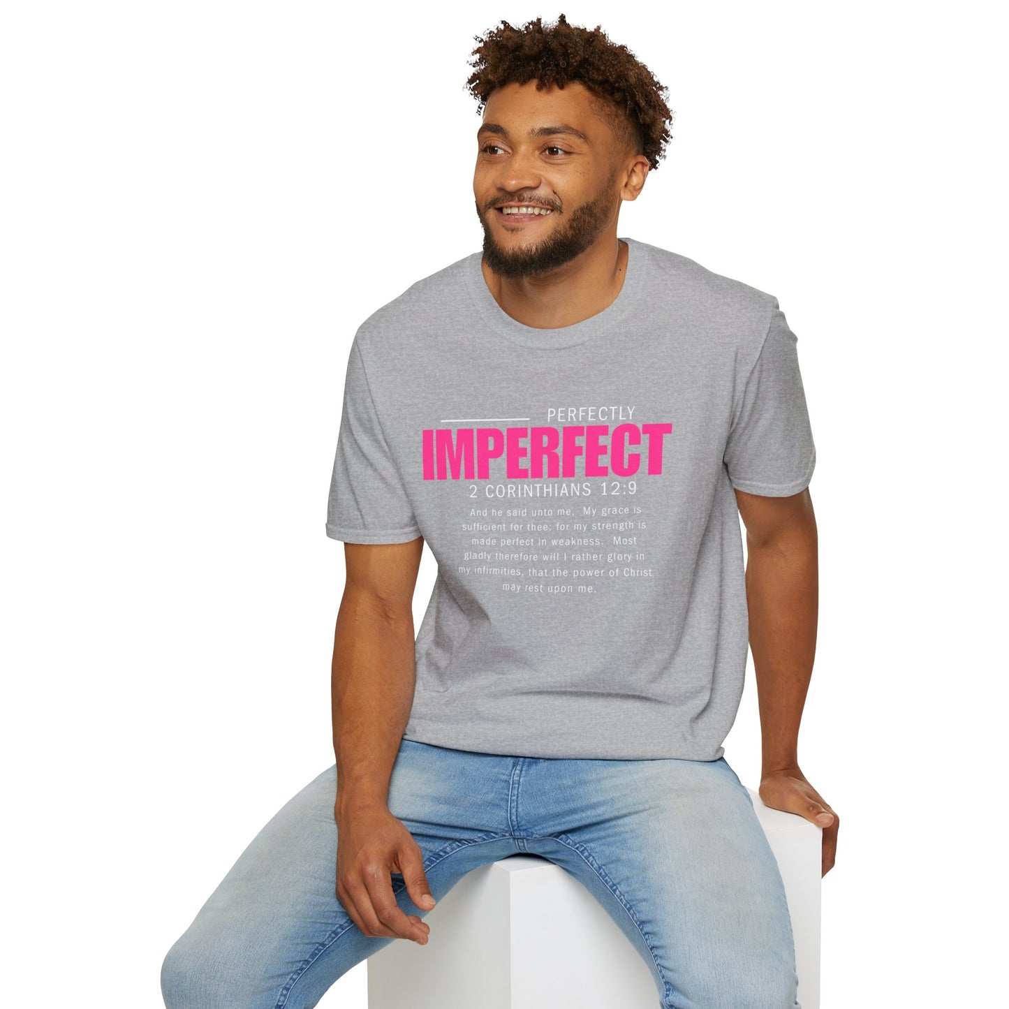 Perfectly Imperfect Inspirational Unisex T-Shirt