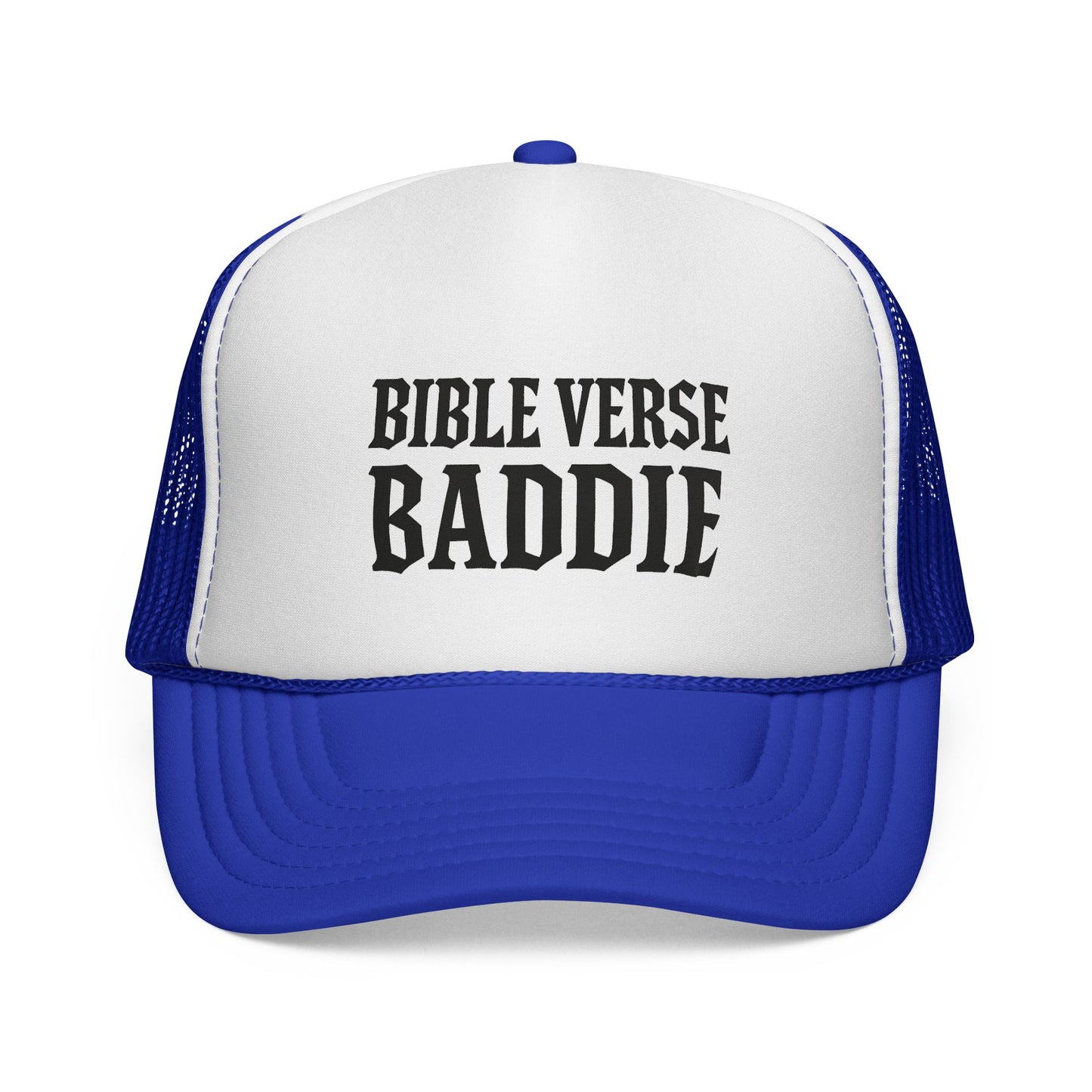Bible Verse Baddie Trucker Cap | Christian Faith Mesh Hat